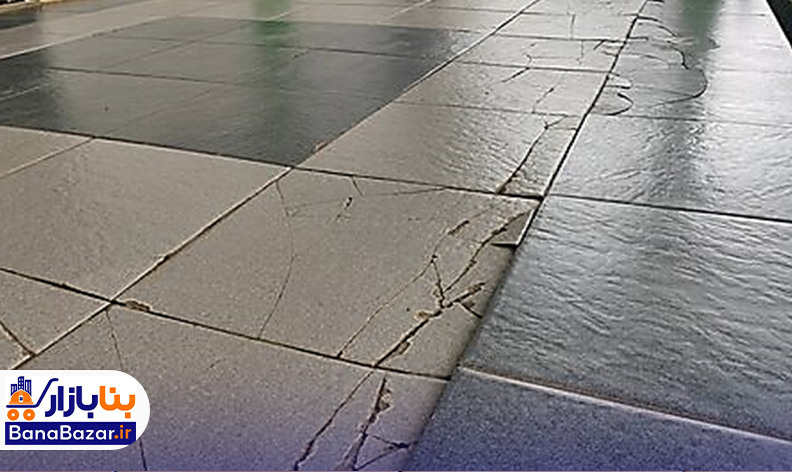 ترک خوردن کاشی- بنابازار